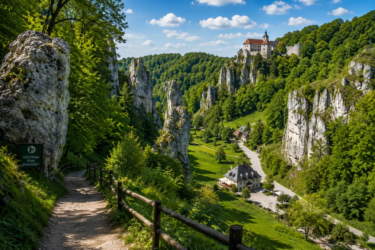 Ojcowski Park Narodowy i wapienne skały