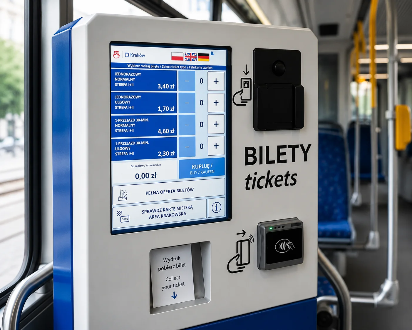 Bilety w tramwaju