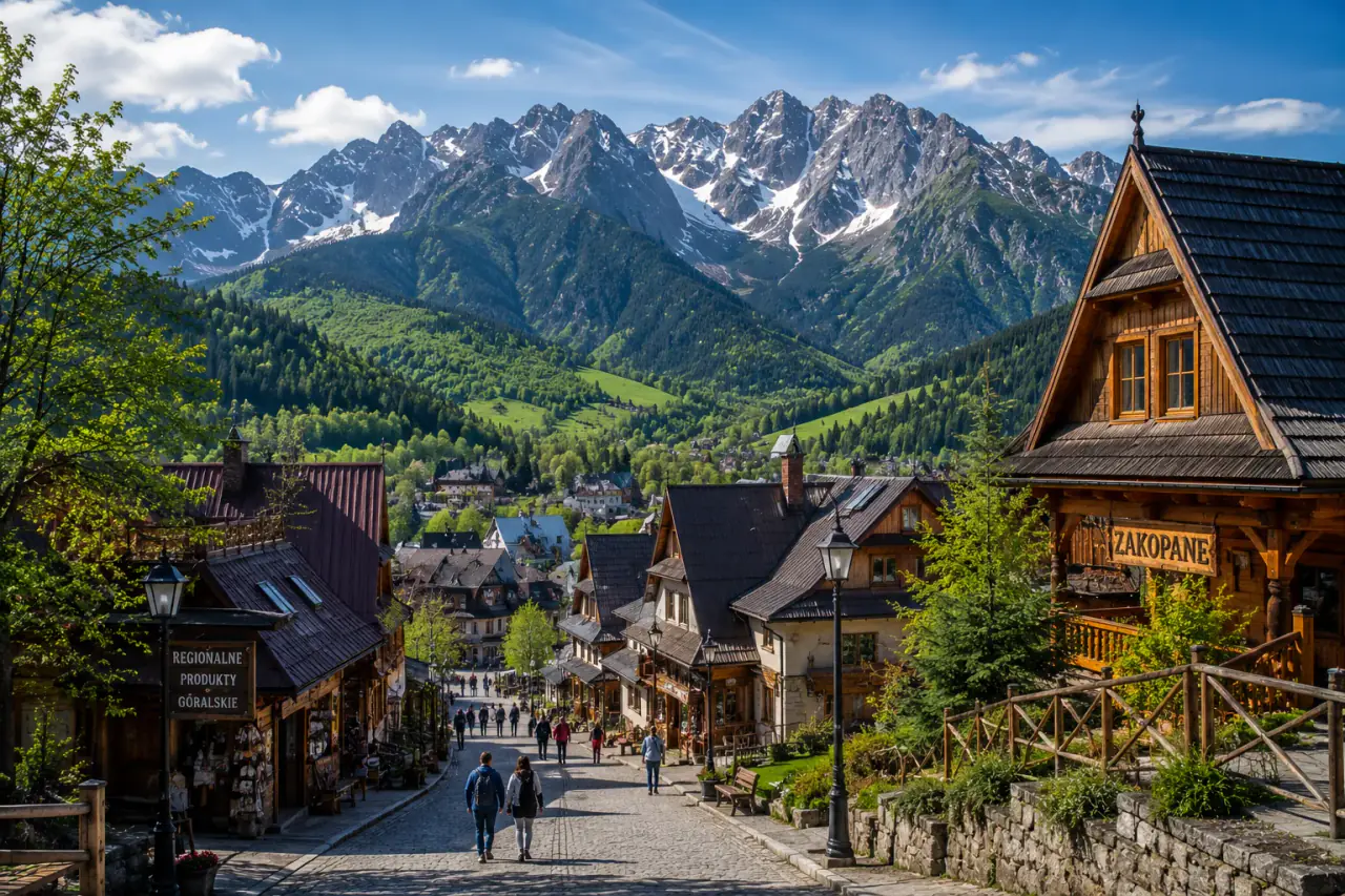 Zakopane i panorama Tatr
